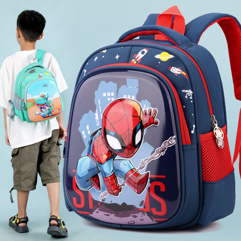 Kindergarten Schoolbag Boy 3-4-5 Years Old Children's Small Middle Class Dinosaur Spider-Man Cute Cartoon Backpack New Fashion 6
