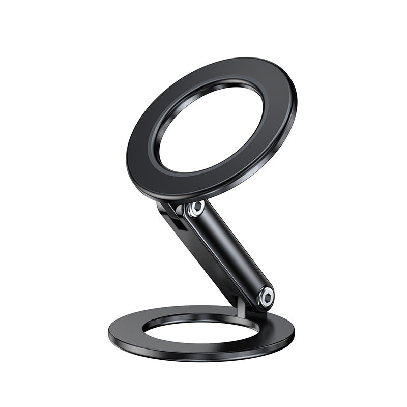 2025 Cross-border New Adjustable Elastic Double Magnetic Gym Bracket Foldable Storage Magnetic Desktop Mobile Phone