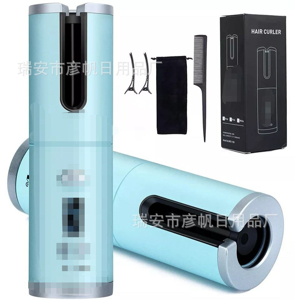 Foreign Trade Source Manufacturers Cross-border Amazon Explosion Models Factory Direct Sales Automatic Hair Curlers Wireless Portable USB Charging 8