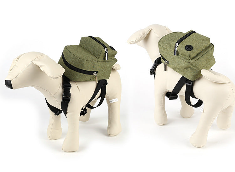 Export Quality Cross-border Pet Self-backpack Dog Bring Your Own Bag Teddy Golden Hair Backpack Cute Small Backpack
