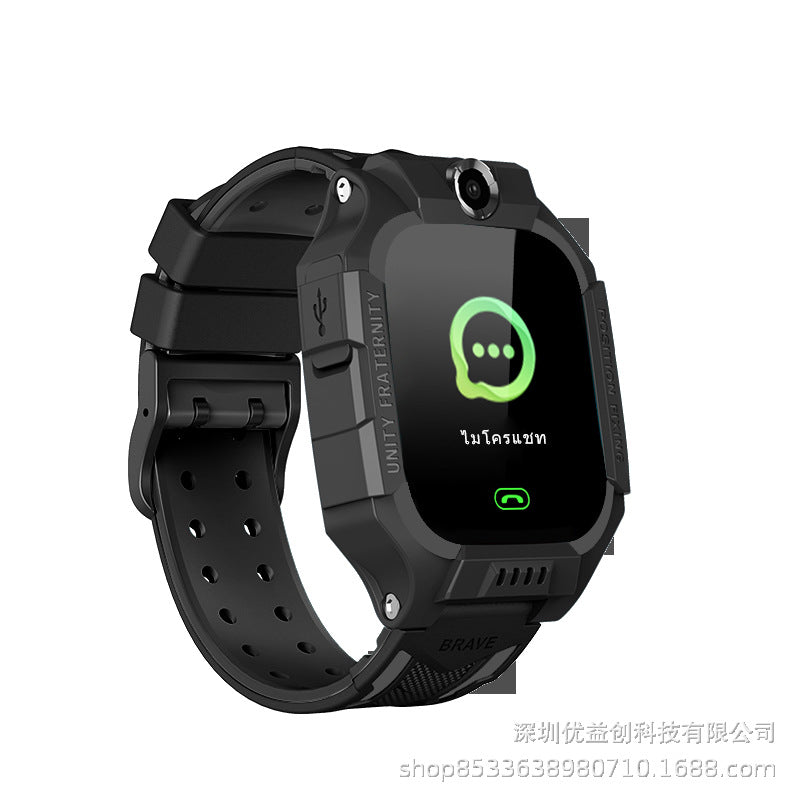Foreign Trade Cross-border Q19 Primary School Genius Full Touch Screen Photo Multi-function Smart Children's Phone Positioning Watch