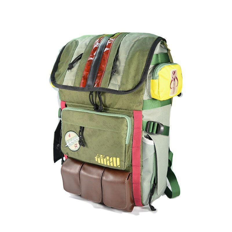 Star Wars Film And Television Peripheral Boba Ferman Armor Backpack Student Backpack Travel Computer Bag