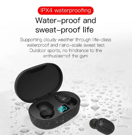 E6s Bluetooth Headset A6s Digital Display In-ear Mini Sports Earbuds E7s Wireless Bluetooth Headset