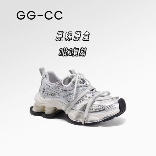 [Lin Yun Same Style] GGCC Xinghe Particle 2025 Spring New Style Old Thick-soled Torre Shoes Casual Shoes For Women