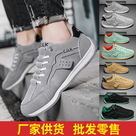 European Men's Shoes Autumn And Winter Korean Version Versatile Student Sports Casual Lightweight Sneakers Comfortable Soft Sole Casual Shoes