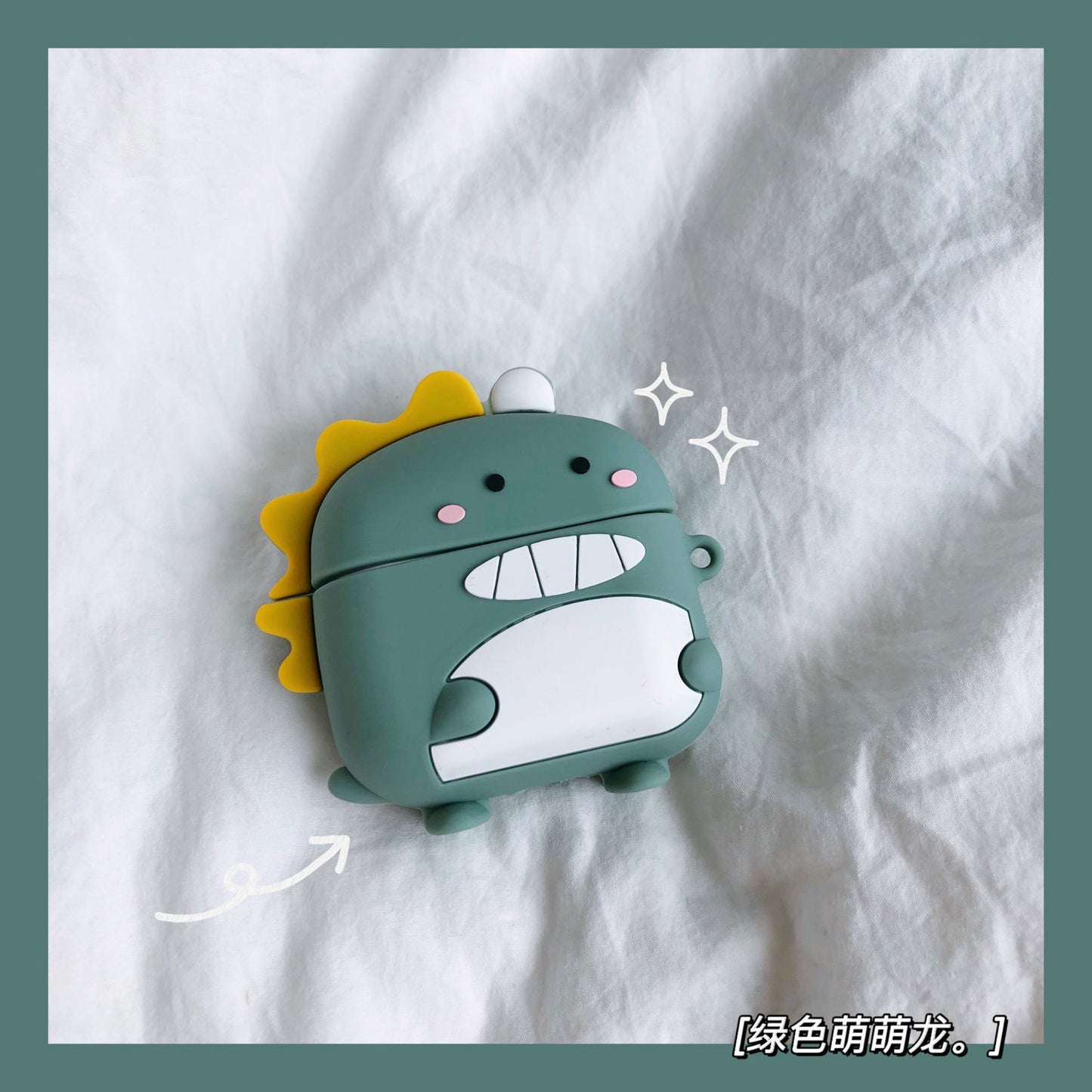 Suitable For Baseus E3 Earphone Cover Silicone Cartoon Soft Shell Couple Anti-fall Baseus E3 Protective Box Soft Cute Trendy