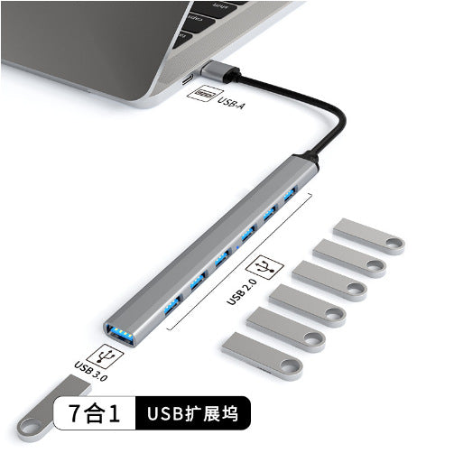 Popular Private Model Gigabit Type-c Docking Station Usb Hub Mobile Phone Wireless Charging Docking Station