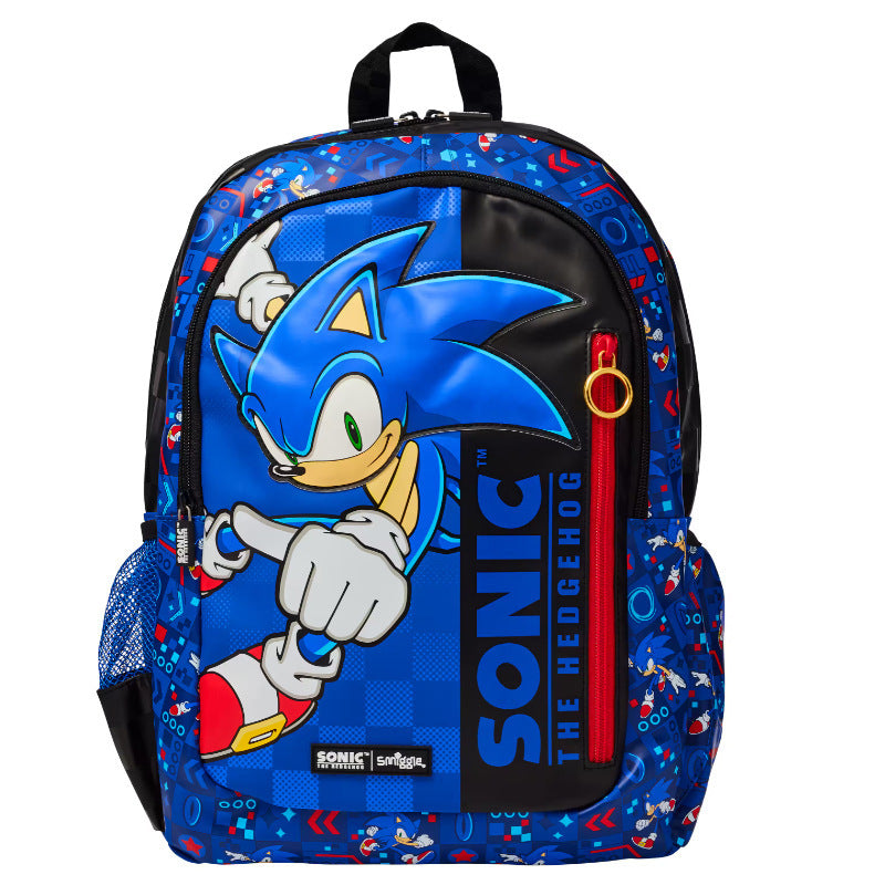 Australian Smiggle Kidsren's Schoolbag Sonic Large Cartoon Backpack Large Capacity Backpack For Men And Women