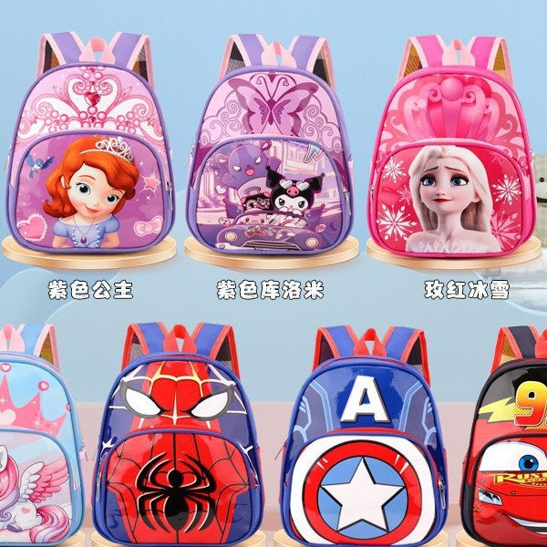 Marvel Spider-Man Cartoon Kidsren's Small School Bag Wholesale Labubu Boys And Girls Kindergarten Backpack Backpack