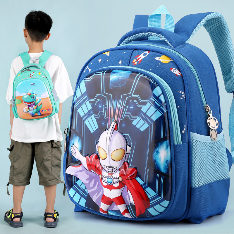 Kindergarten Schoolbag Boy 3-4-5 Years Old Children's Small Middle Class Dinosaur Spider-Man Cute Cartoon Backpack New Fashion 6
