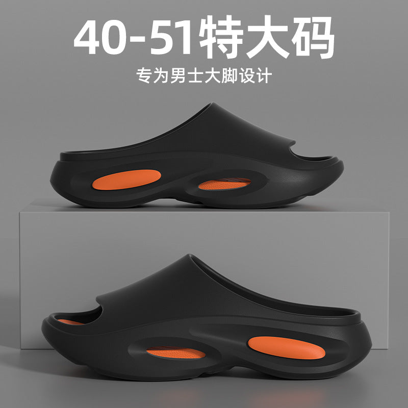Large Size Slippers Men's Summer Outer Wear 2024 New 49 Plus Fat Wear-resistant 50 Extra Large Size Sandals And Slippers Men's Non-slip