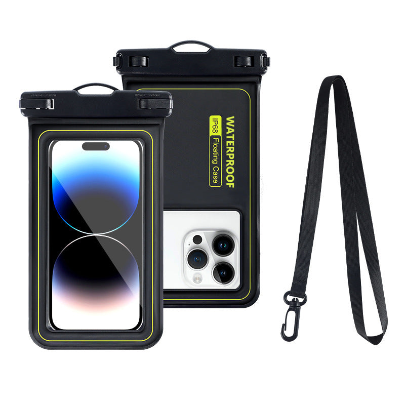 Outdoor Drifting Travel Diving Swimming Touch Screen Mobile Phone Waterproof Cover Cross-border Sponge Floating Mobile Phone Waterproof Bag