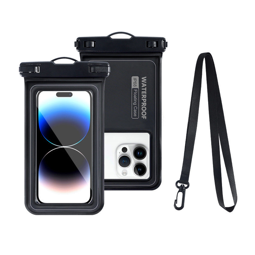 Outdoor Drifting Travel Diving Swimming Touch Screen Mobile Phone Waterproof Cover Cross-border Sponge Floating Mobile Phone Waterproof Bag