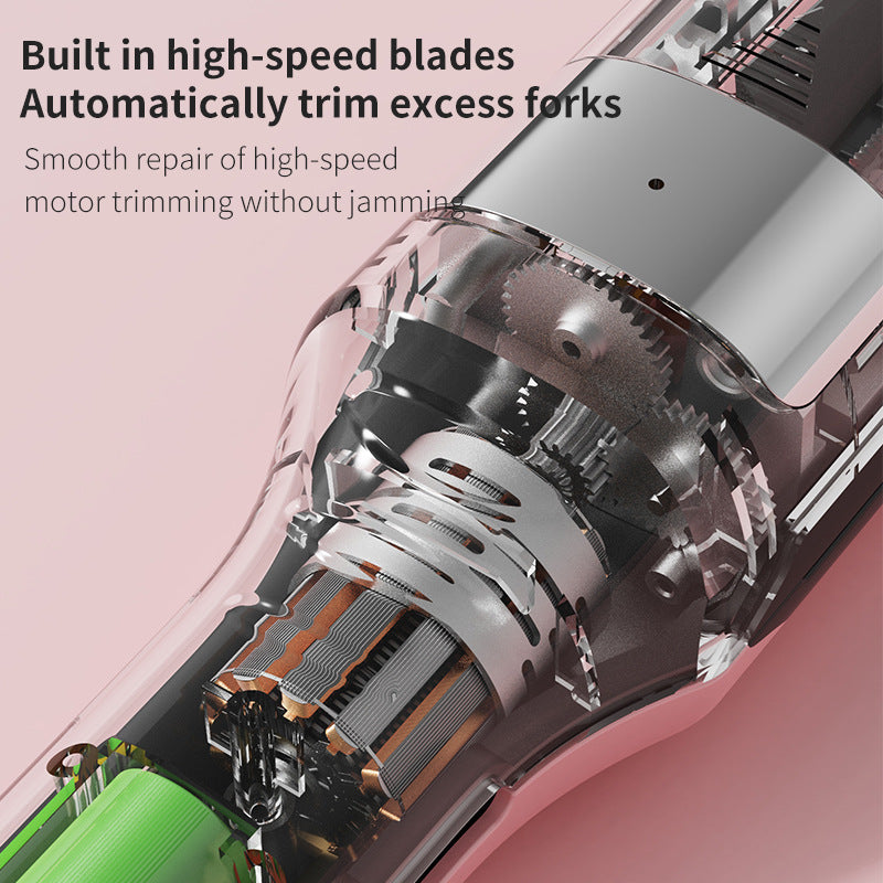 Cross-border Hair Crusher Hair Split Hair Trimmer Rechargeable Portable Automatic Hair Clipper Hair Salon Artifact Electric Trimmer