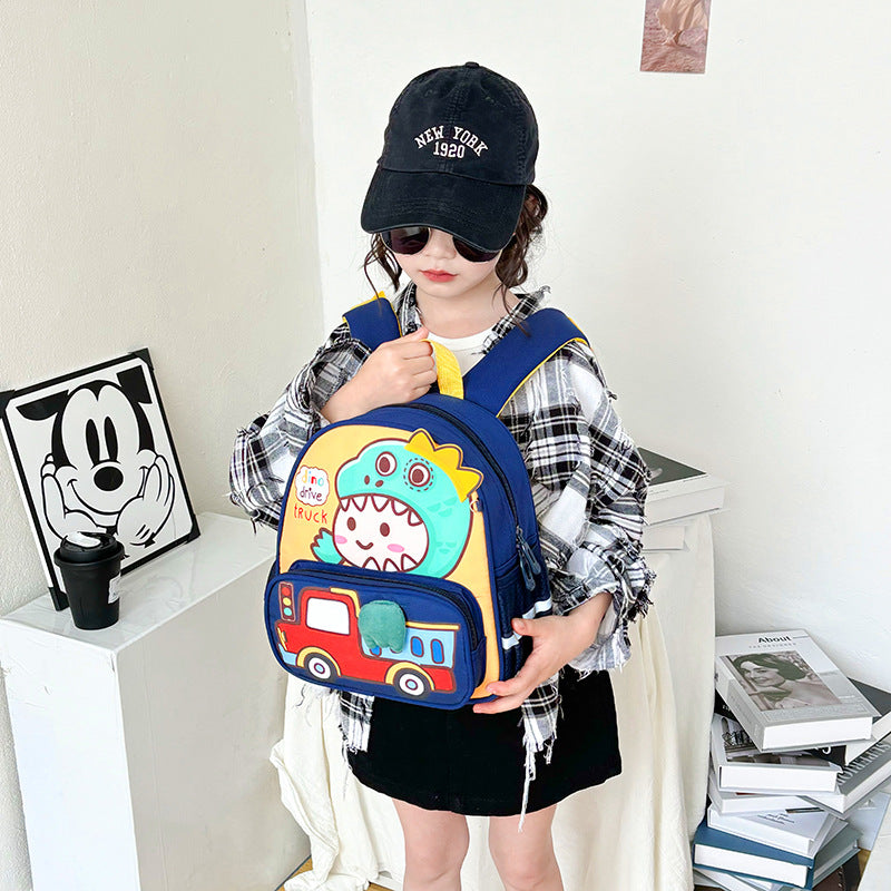 Children's Schoolbag New Rabbit Dinosaur Kindergarten Schoolbag 3-6 Years Old Boys And Girls Backpack Lightweight Backpack