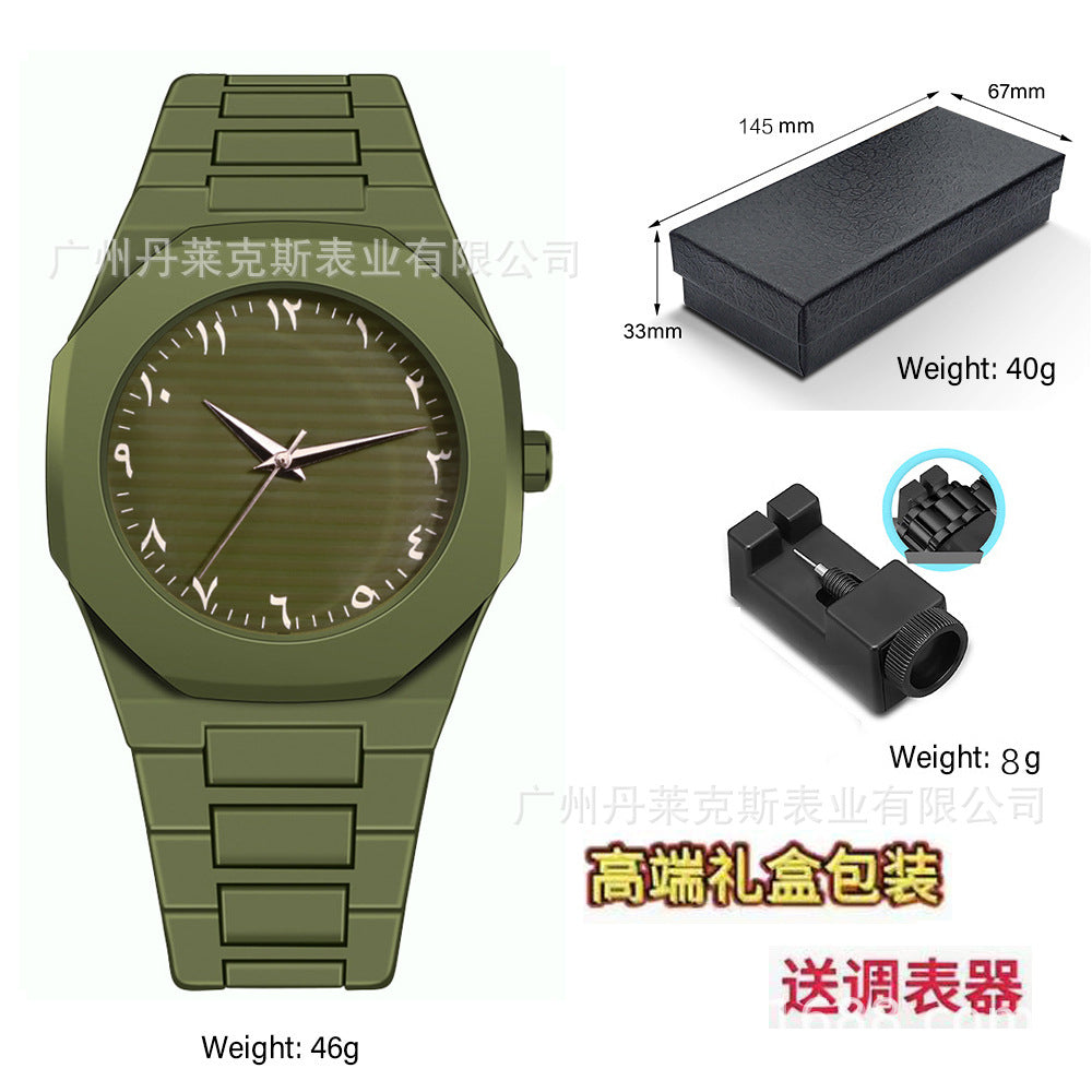 Swiss Brand Dopamine Men's Watch And Women's Watch Student New Fashion Quartz Silicone High-End Waterproof Quartz Watch