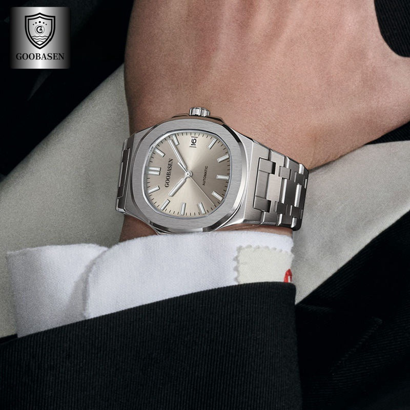 Guberson Best Selling Full-automatic Anti-mechanical Watch Men's Watch Advanced Sense Of Trembles Live Explosions A Generation Of Hair