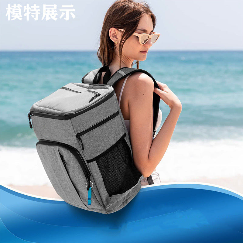 Cross-border Hot-selling Insulation Bag Refrigerated Ice Bag Outdoor Portable Backpack Large Capacity Bag Waterproof Bag Insulation Ice Bag