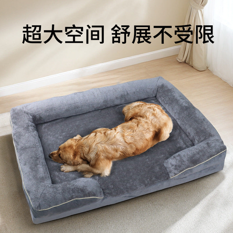 Dog Kennel Cat Kennel Four Seasons Universal Pet Kennel Cat House Dog Bed Sleeping Special Supplies Removable Floor Mat