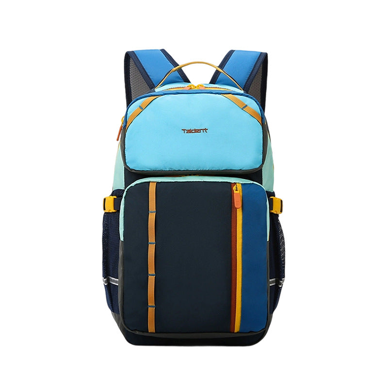 New Color Matching Backpack, Fashionable Student School Bag, Outdoor Fitness, Sports, Travel, Mountaineering, Leisure Backpack Wholesale