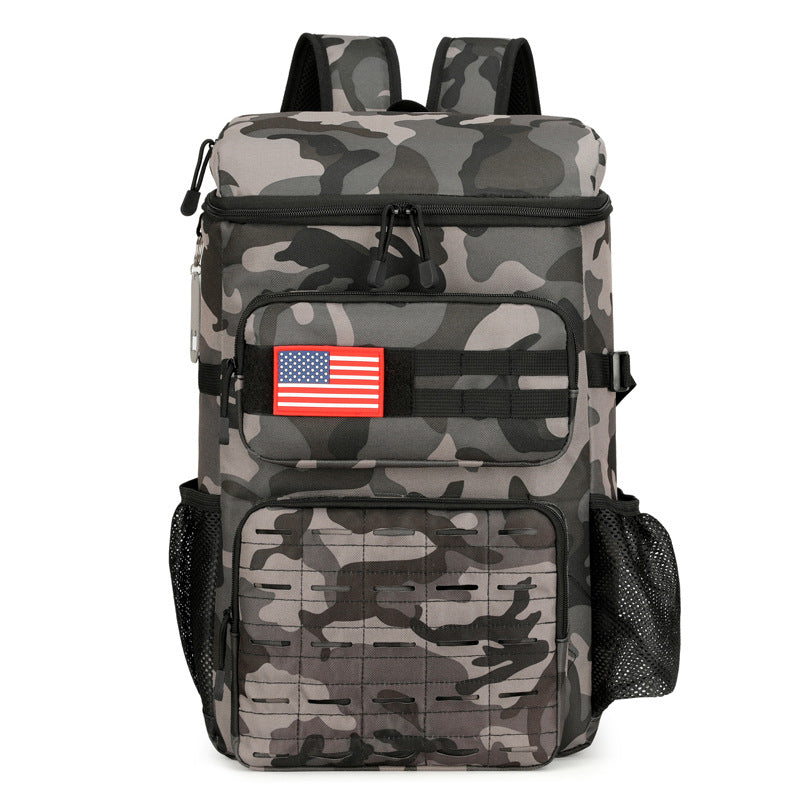 Backpack Cross-Border Outdoor Sports Hiking Camping Picnic Ice Bag Large Capacity Fresh-Keeping And Cold-Keeping Multi-Functional Thermal Bag