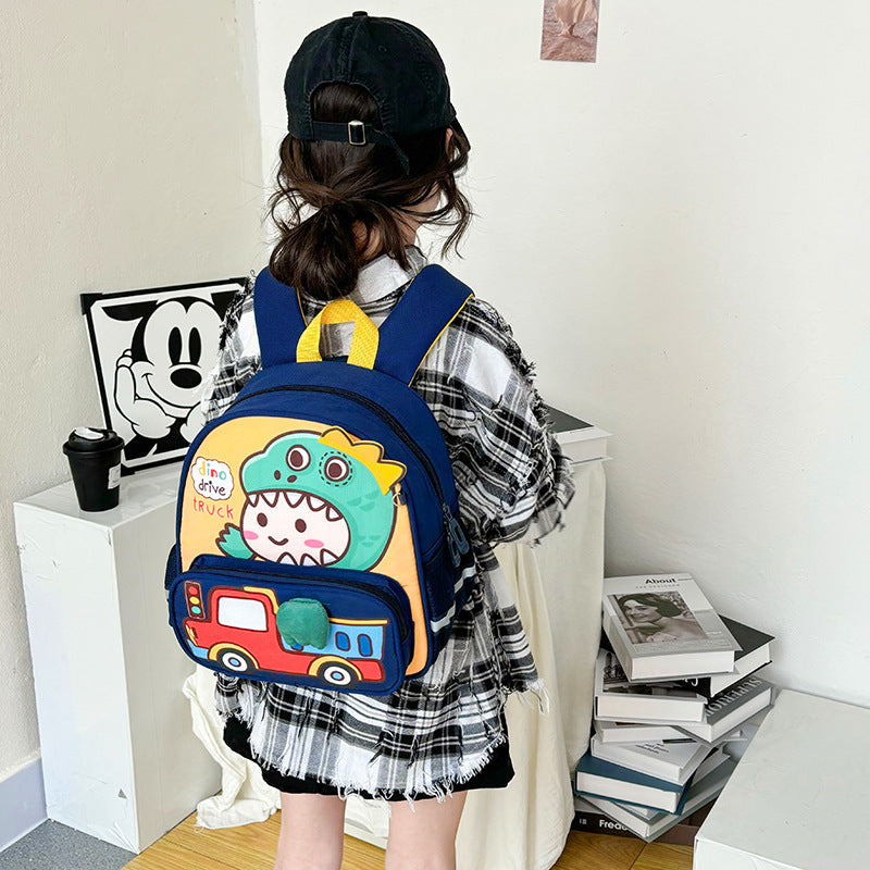 Children's Schoolbag New Rabbit Dinosaur Kindergarten Schoolbag 3-6 Years Old Boys And Girls Backpack Lightweight Backpack