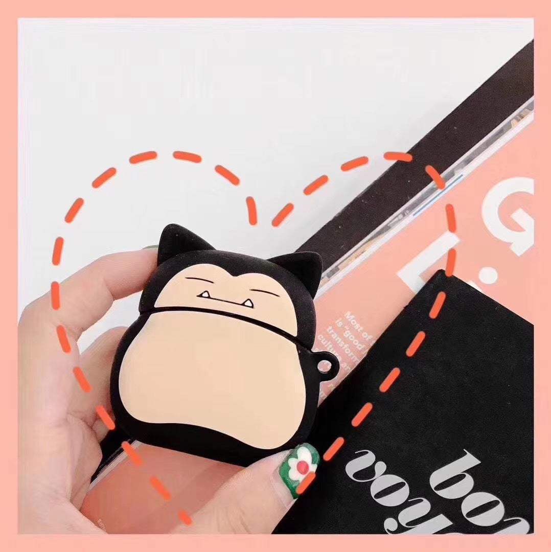 Suitable For Baseus E3 Earphone Cover Silicone Cartoon Soft Shell Couple Anti-fall Baseus E3 Protective Box Soft Cute Trendy