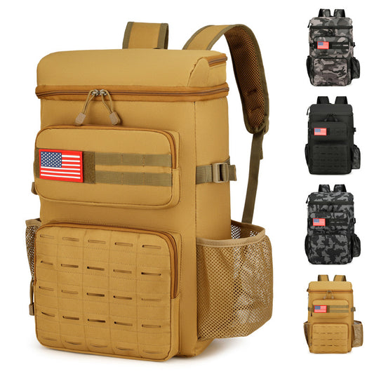 Backpack Cross-Border Outdoor Sports Hiking Camping Picnic Ice Bag Large Capacity Fresh-Keeping And Cold-Keeping Multi-Functional Thermal Bag