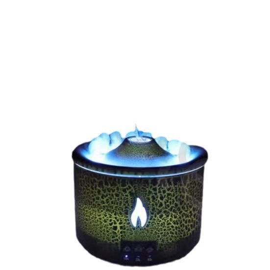 Flame Full Crack Volcano Humidifier Home Smoke Ring Aroma Diffuser Aroma Machine Aroma Machine Silent Jellyfish Aroma